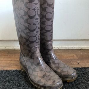 Coach Rainboots